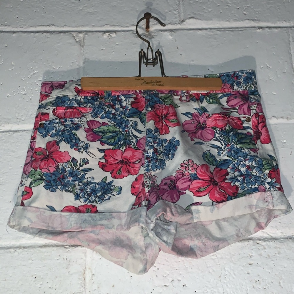 Beautifully Bright Floral Shorts